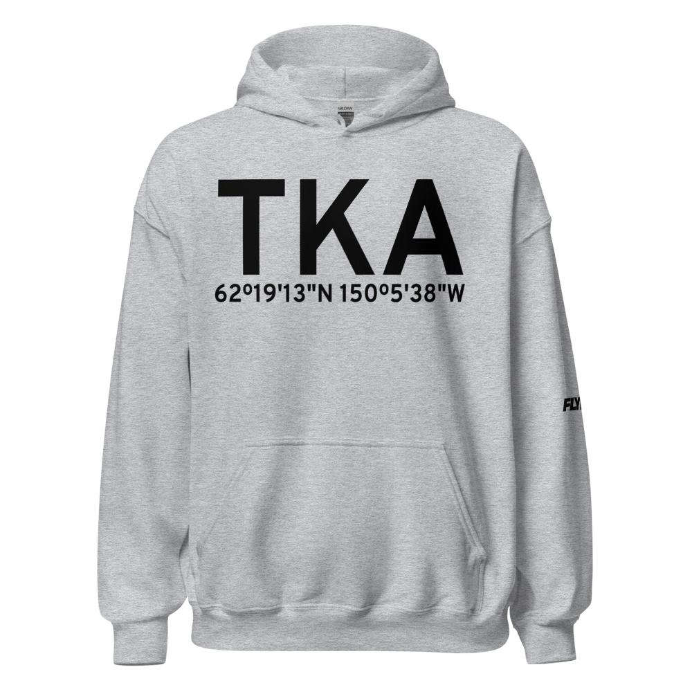 Talkeetna (PATK) Airport Hoodie Sweatshirt 