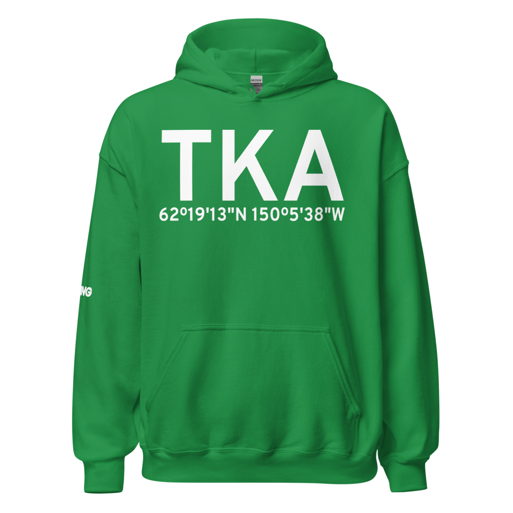 Talkeetna (PATK) Airport Hoodie Sweatshirt 