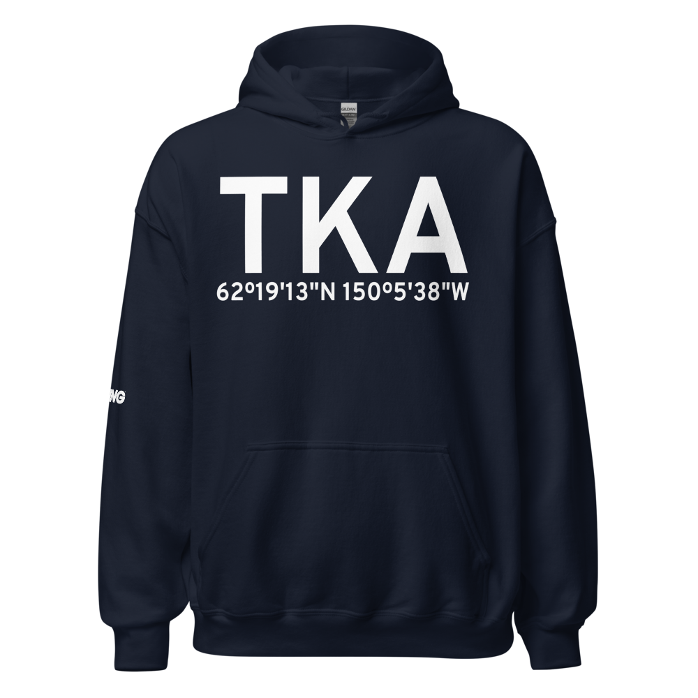 Talkeetna (PATK) Airport Hoodie Sweatshirt 