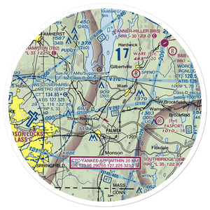 Metropolitan Airport (PMX) VFR Sectional Sticker (30 mile)