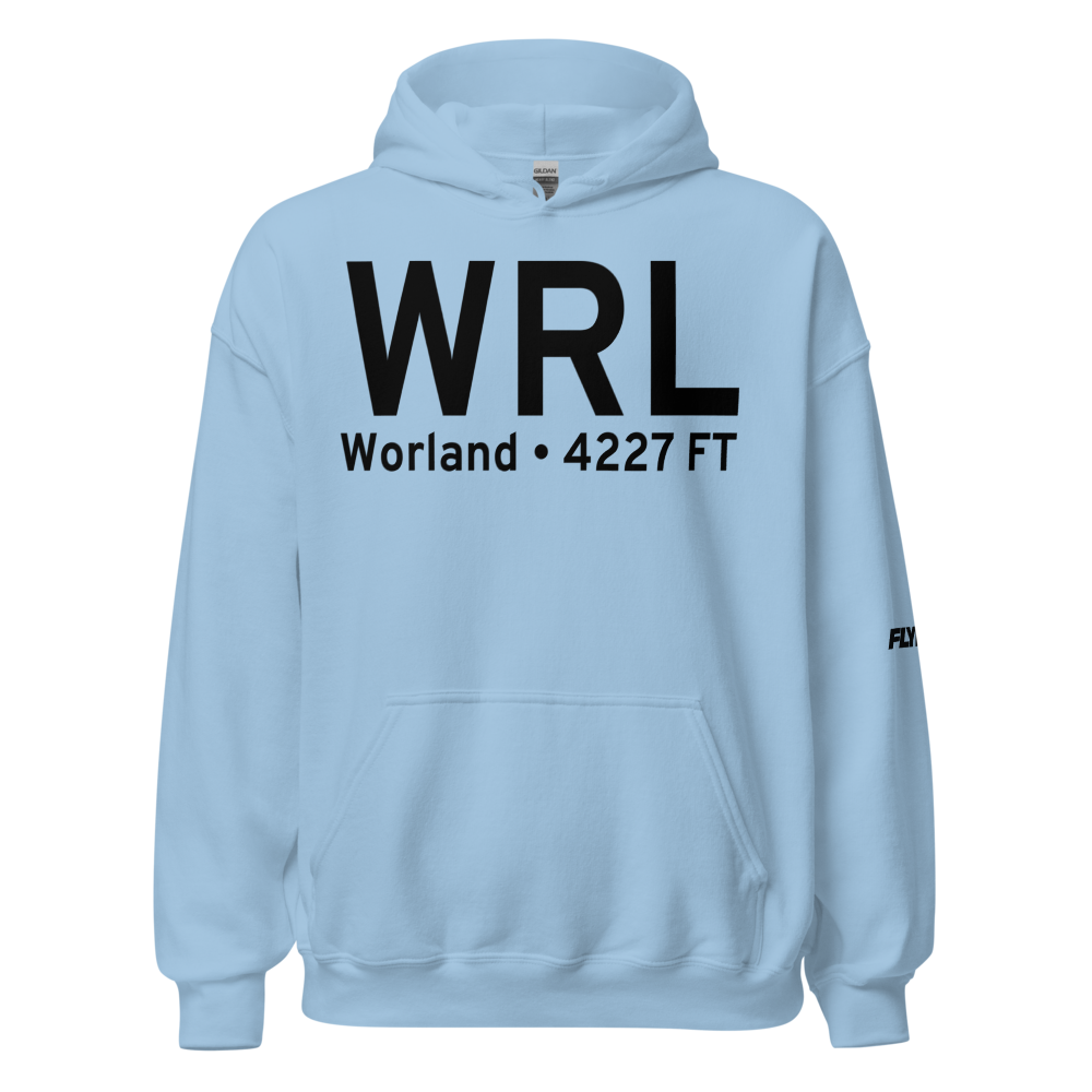 Worland (KWRL) Airport Hoodie Sweatshirt 