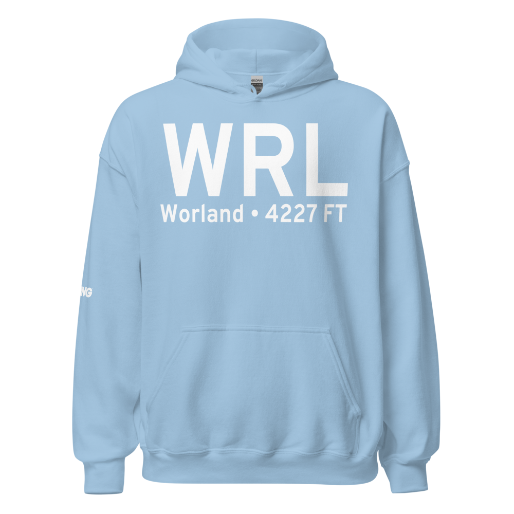 Worland (KWRL) Airport Hoodie Sweatshirt 