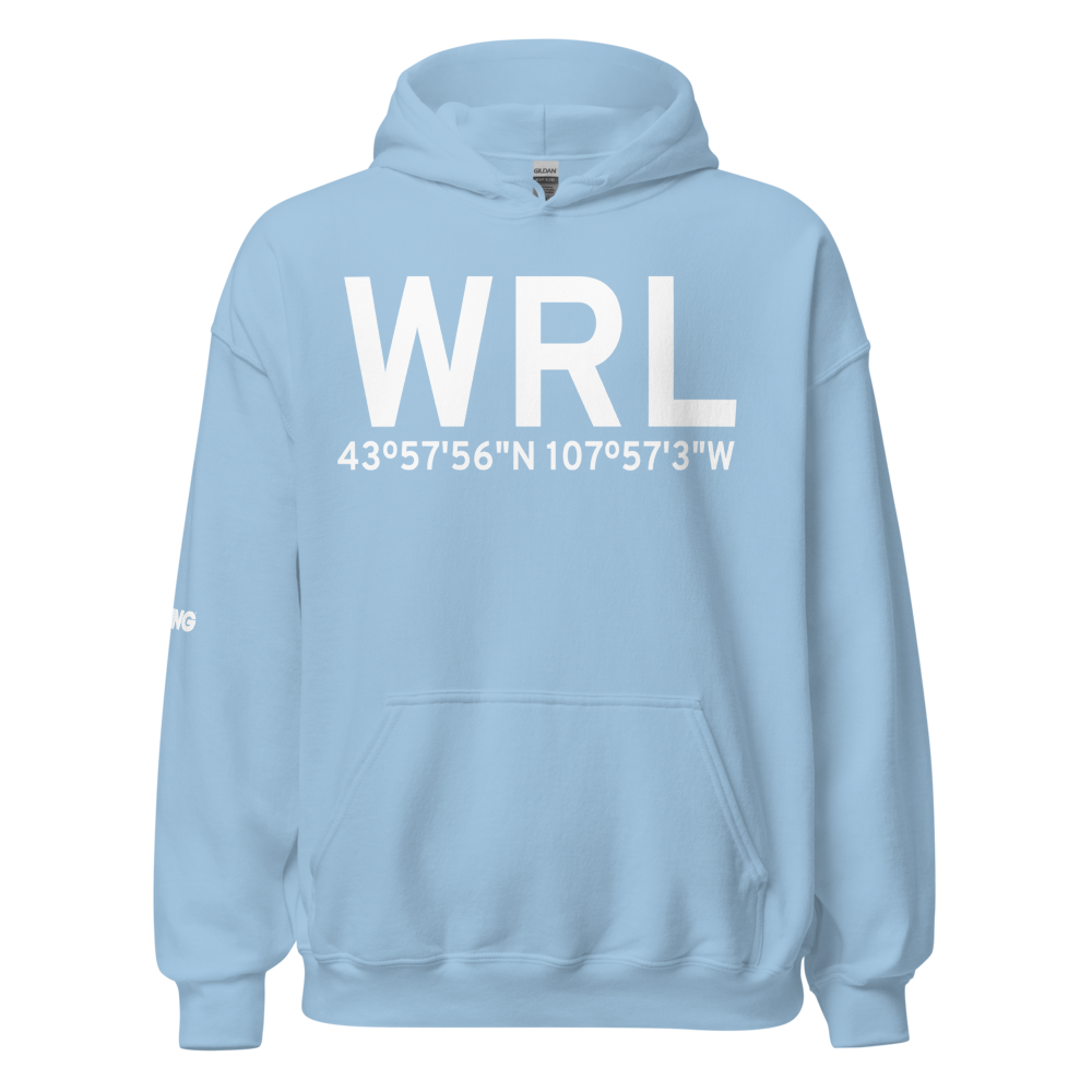 Worland (KWRL) Airport Hoodie Sweatshirt 