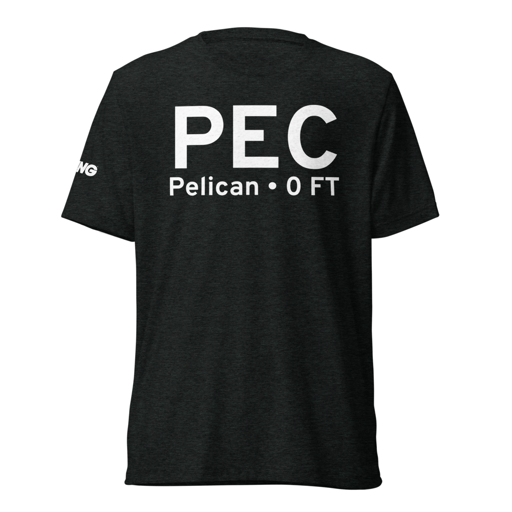 Pelican (PEC) Airport Tri-blend T-Shirt 