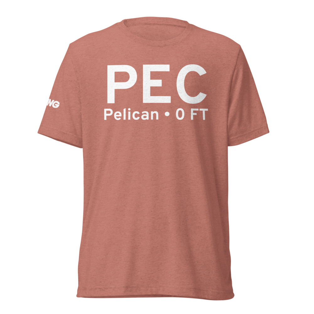 Pelican (PEC) Airport Tri-blend T-Shirt 