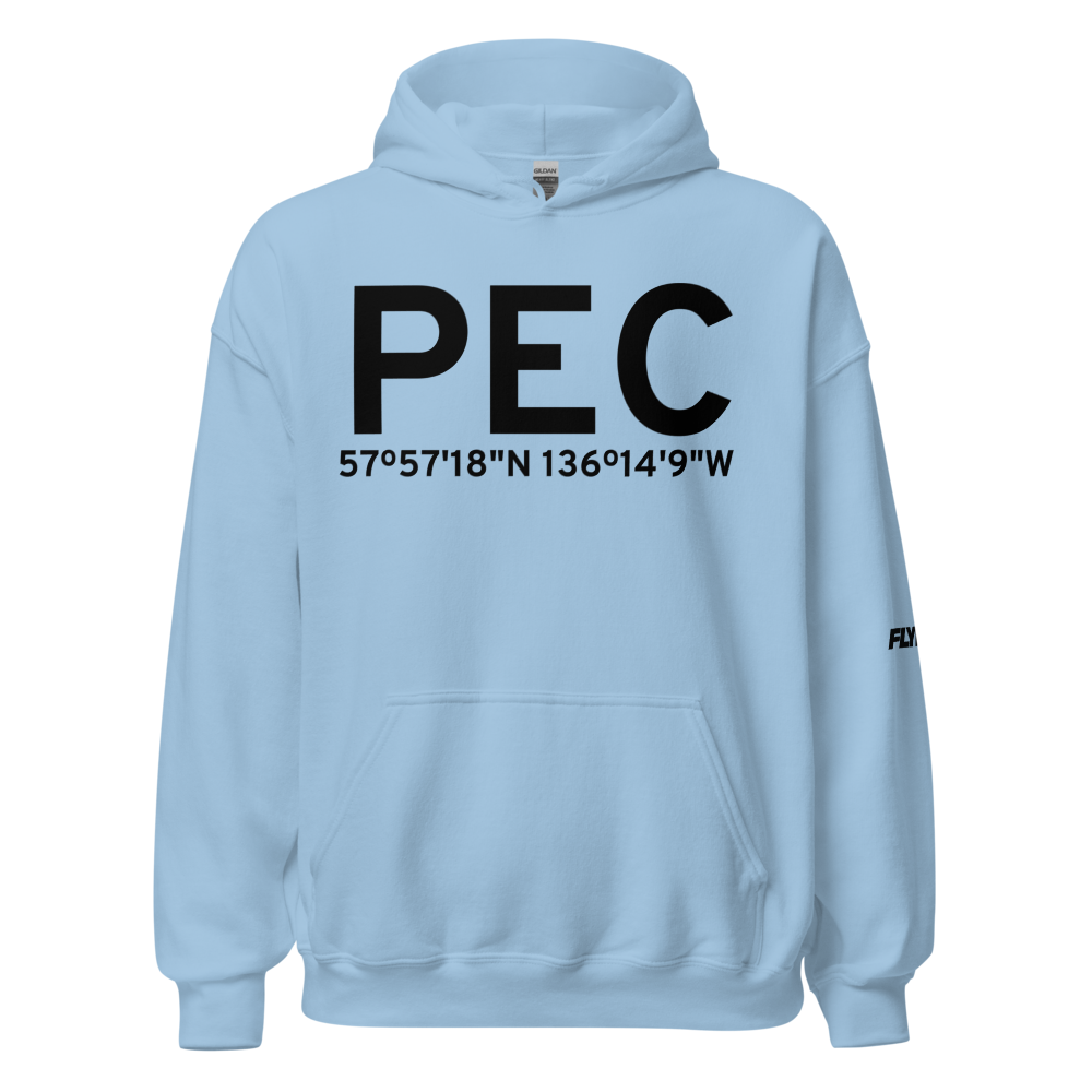 Pelican (PEC) Airport Hoodie Sweatshirt 
