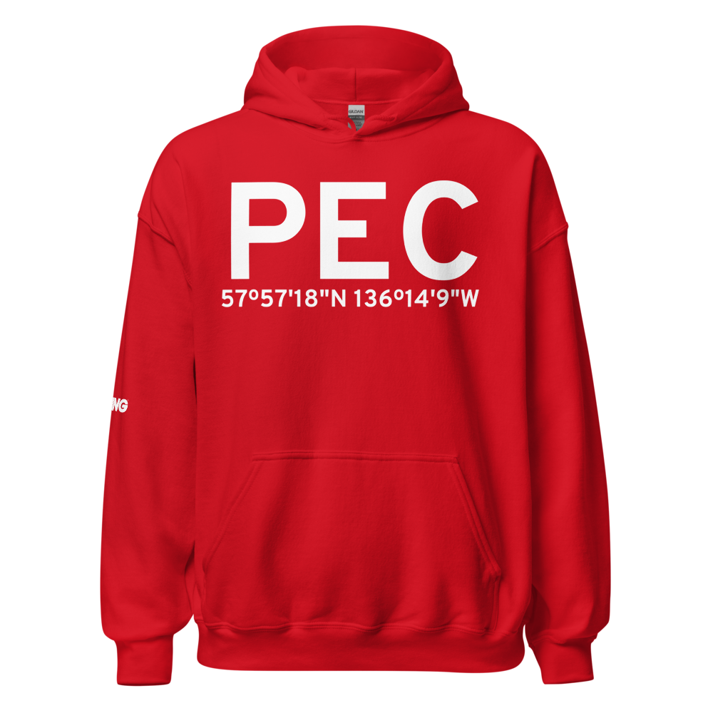 Pelican (PEC) Airport Hoodie Sweatshirt 