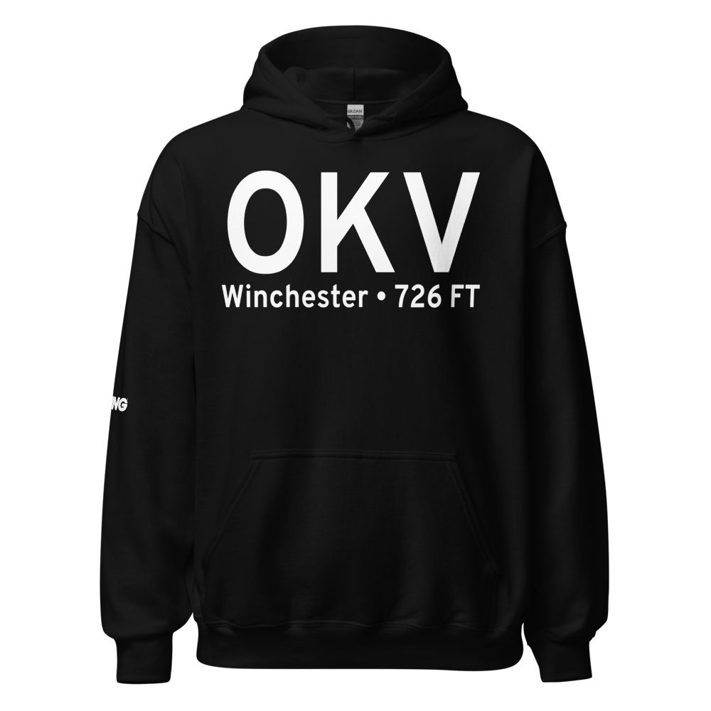 Winchester (KOKV) Airport Hoodie Sweatshirt 