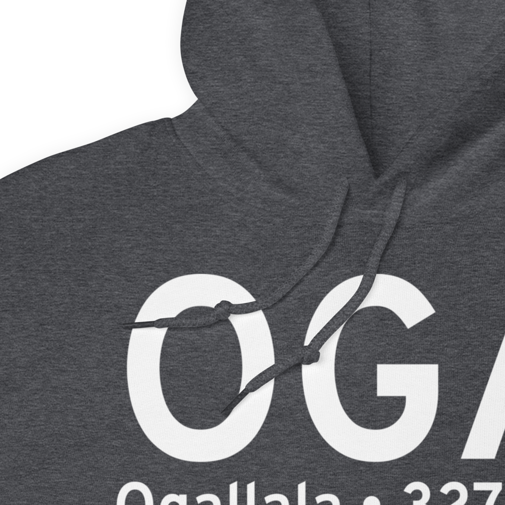 Ogallala (KOGA) Airport Hoodie Sweatshirt 