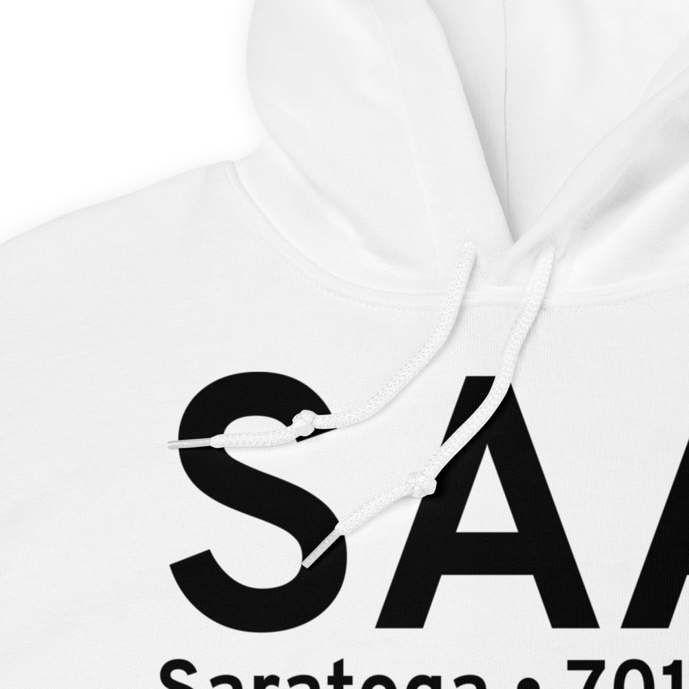 Saratoga (KSAA) Airport Hoodie Sweatshirt 
