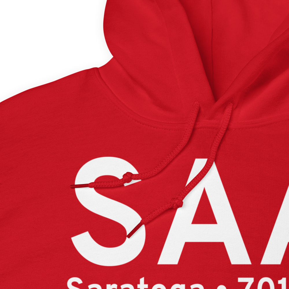 Saratoga (KSAA) Airport Hoodie Sweatshirt 