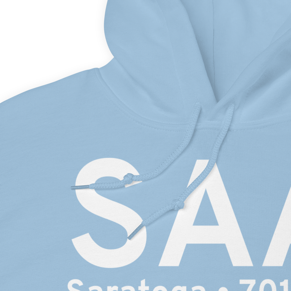 Saratoga (KSAA) Airport Hoodie Sweatshirt 