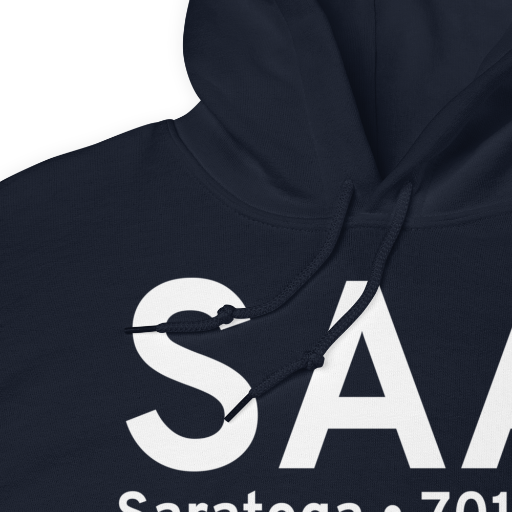 Saratoga (KSAA) Airport Hoodie Sweatshirt 