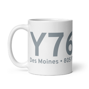 Des Moines (Y76) Airport Mug