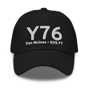 Des Moines (Y76) Airport Hat