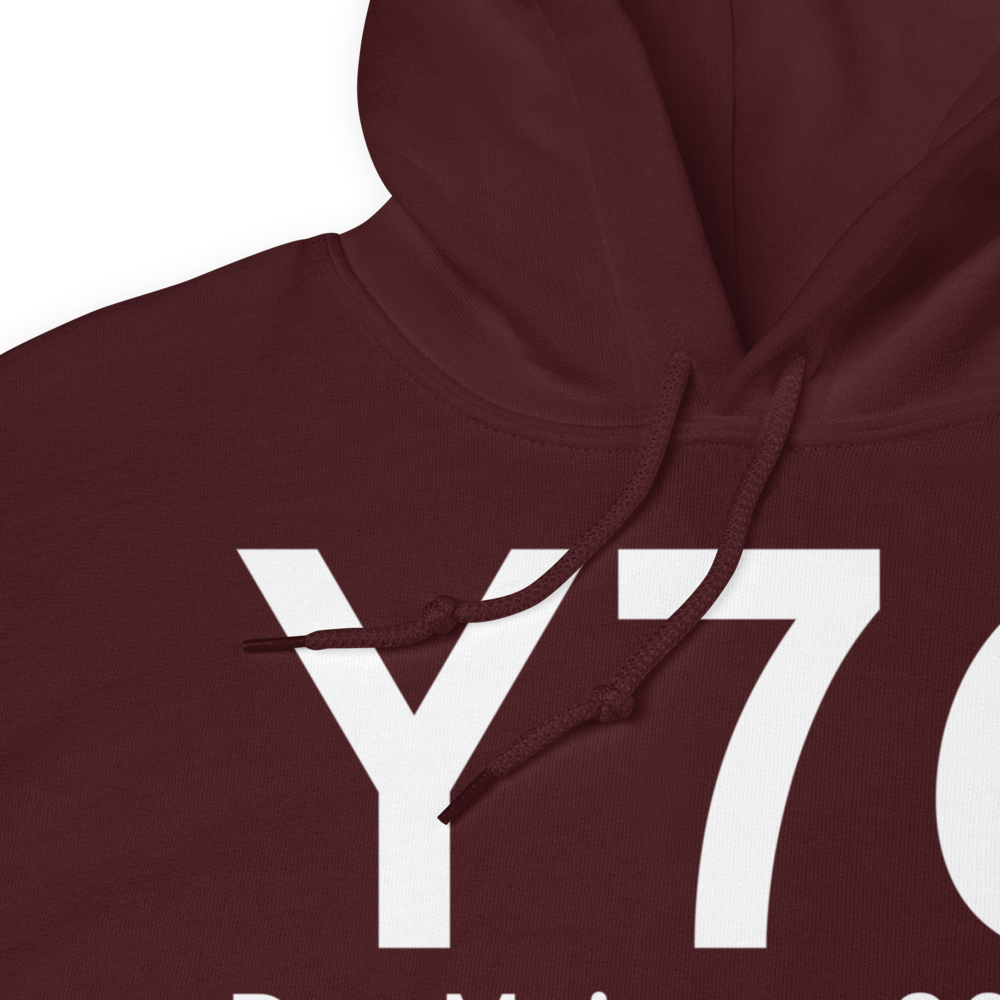 Des Moines (Y76) Airport Hoodie Sweatshirt 