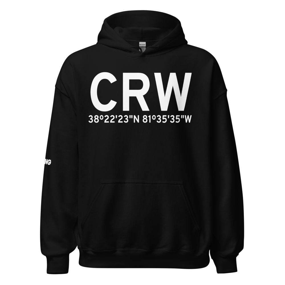Charleston (KCRW) Airport Hoodie Sweatshirt 