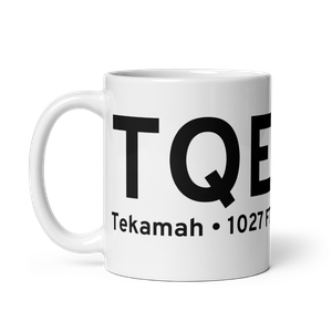 Tekamah (KTQE) Airport Mug