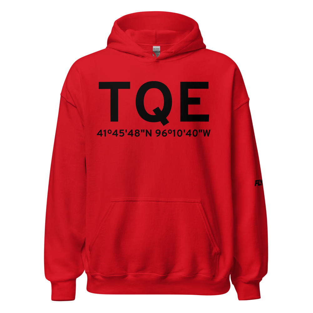 Tekamah (KTQE) Airport Hoodie Sweatshirt 