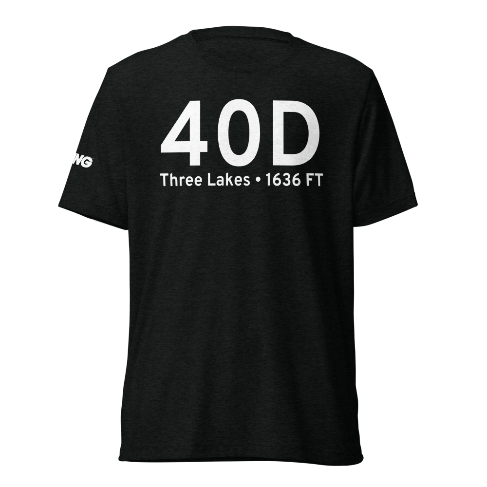 Three Lakes (40D) Airport Tri-blend T-Shirt 