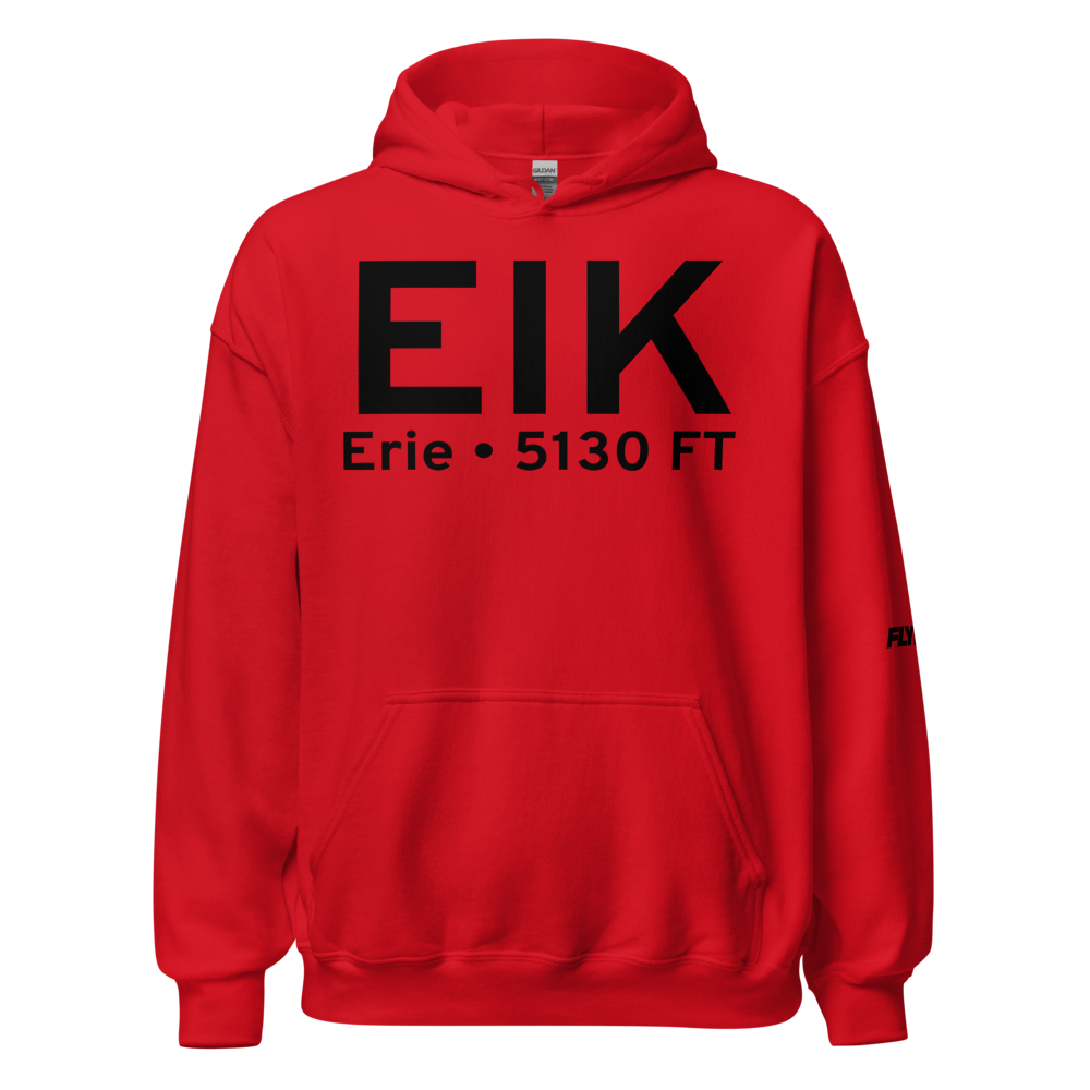 Erie (KEIK) Airport Hoodie Sweatshirt 