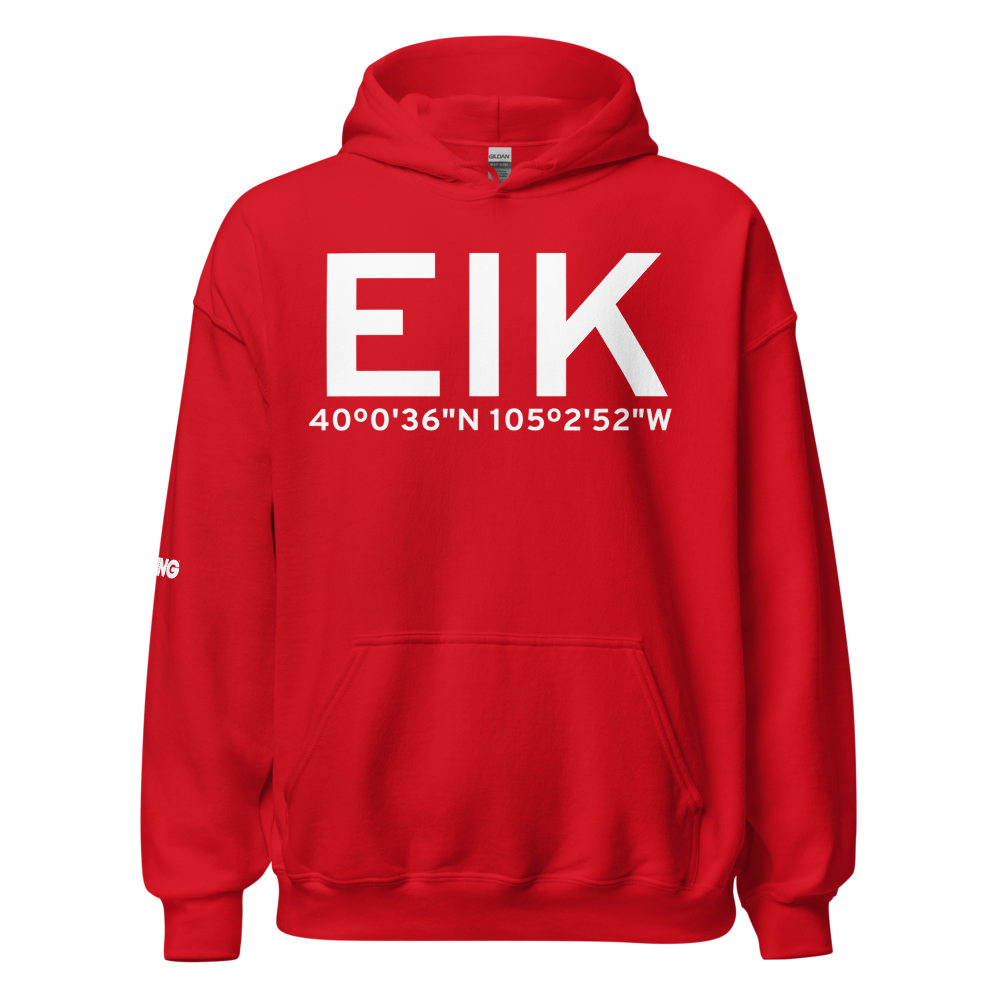 Erie (KEIK) Airport Hoodie Sweatshirt 