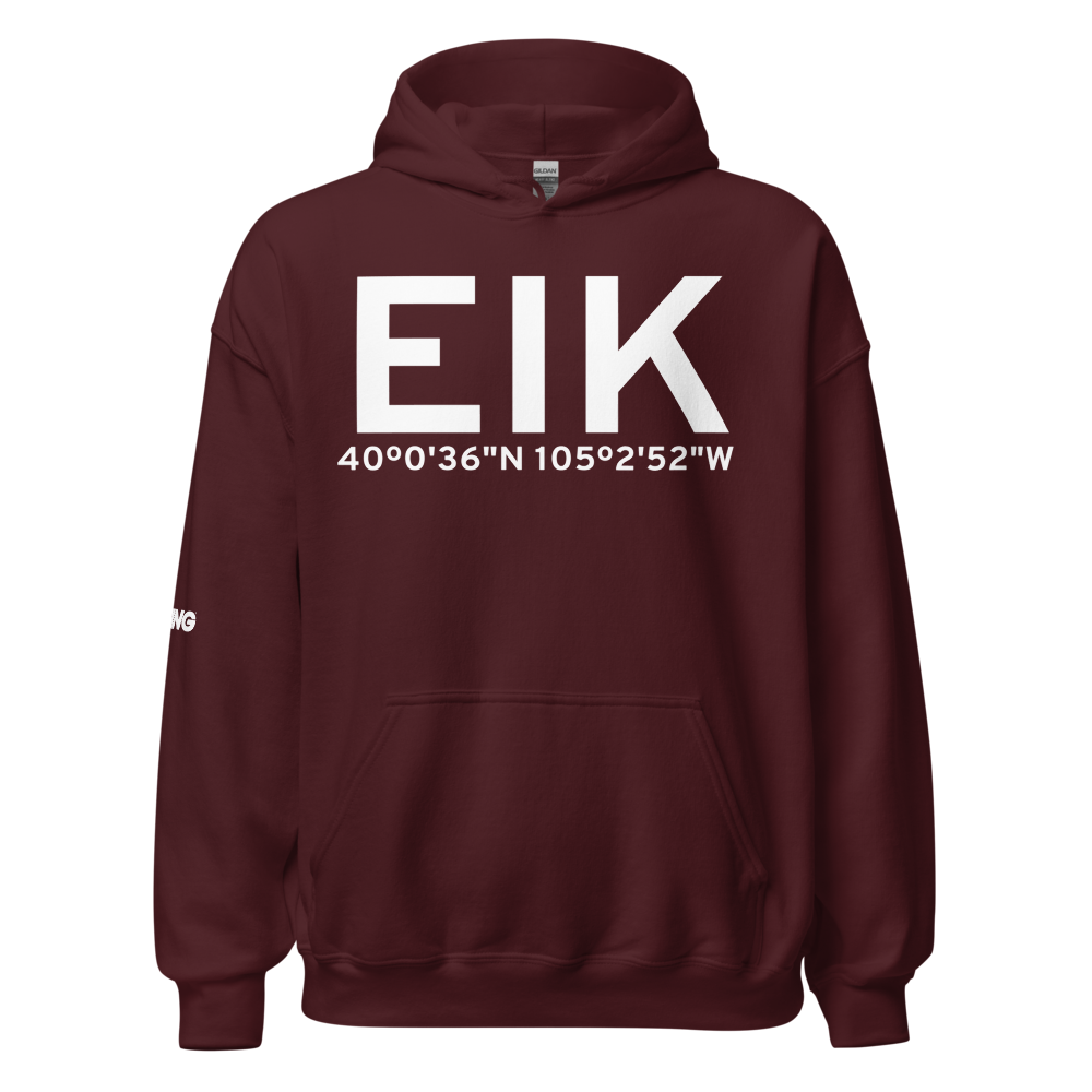 Erie (KEIK) Airport Hoodie Sweatshirt 