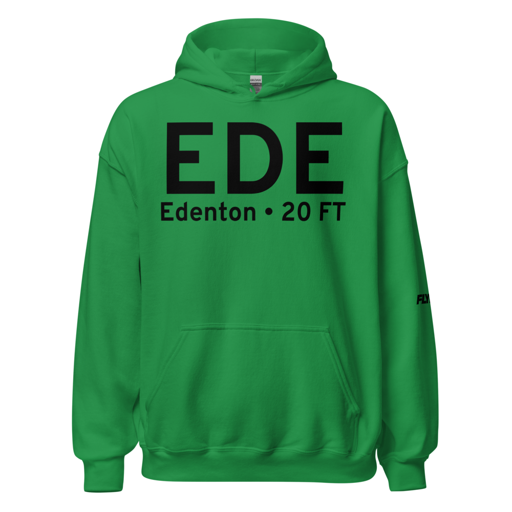 Edenton (KEDE) Airport Hoodie Sweatshirt 