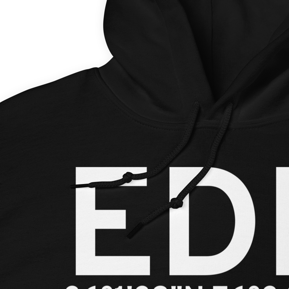 Edenton (KEDE) Airport Hoodie Sweatshirt 