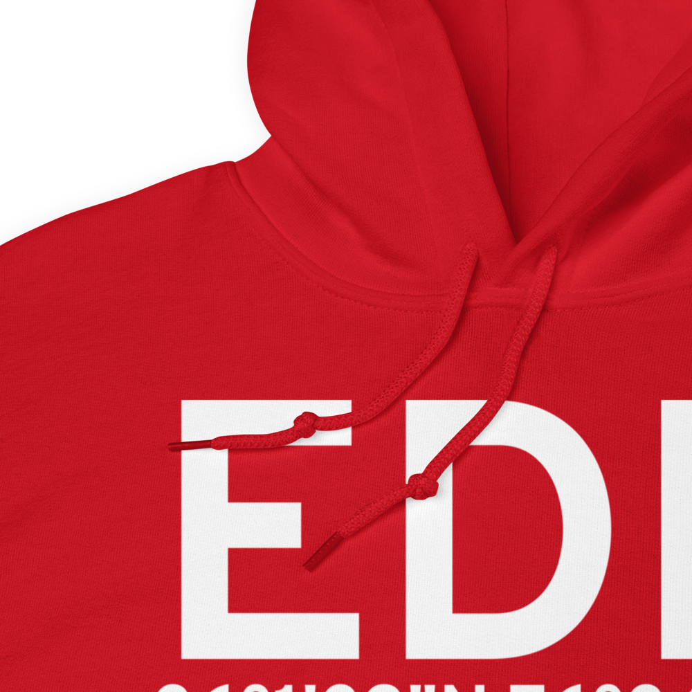 Edenton (KEDE) Airport Hoodie Sweatshirt 