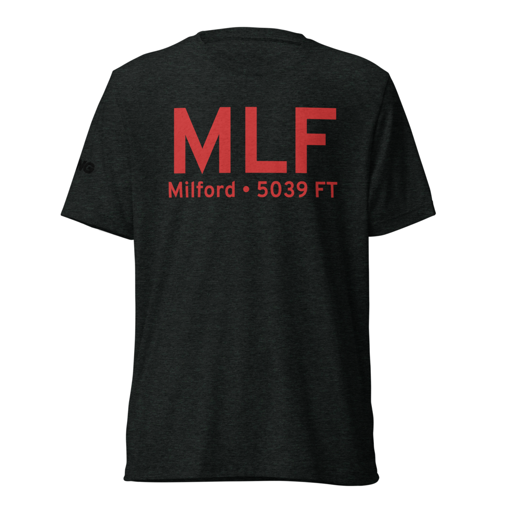 Milford (KMLF) Airport Tri-blend T-Shirt 