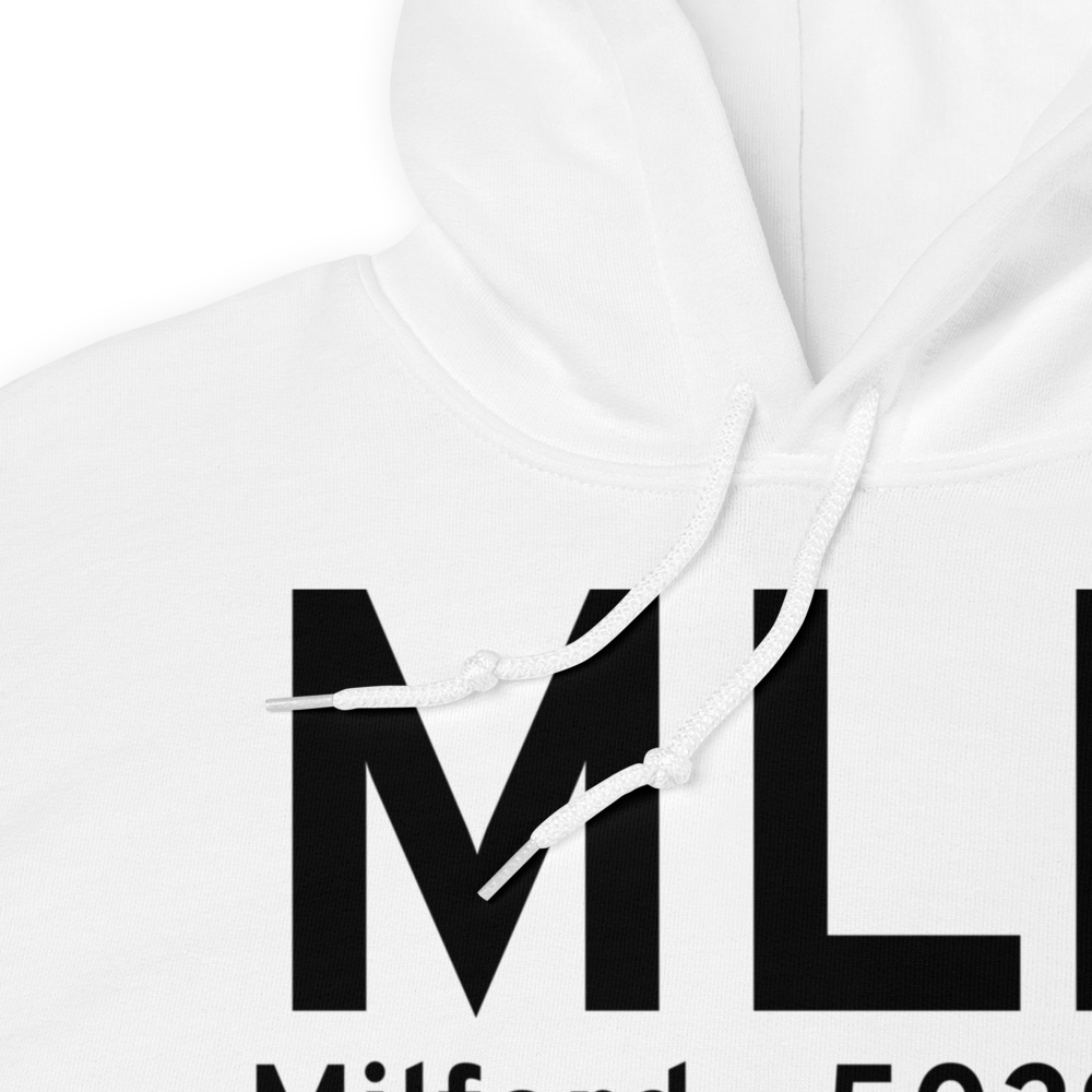 Milford (KMLF) Airport Hoodie Sweatshirt 