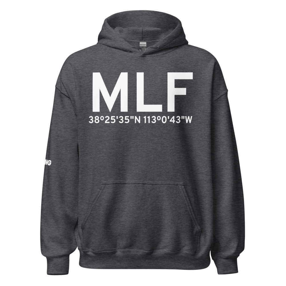 Milford (KMLF) Airport Hoodie Sweatshirt 