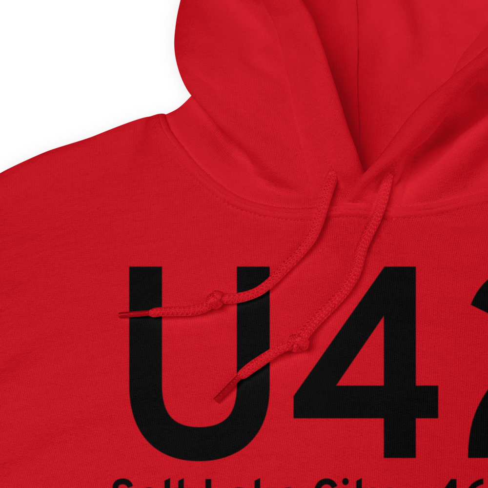 Salt Lake City (KU42) Airport Hoodie Sweatshirt 