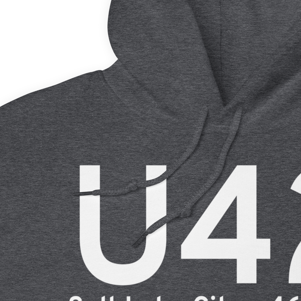 Salt Lake City (KU42) Airport Hoodie Sweatshirt 
