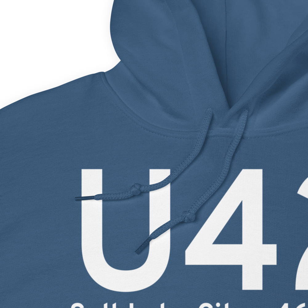 Salt Lake City (KU42) Airport Hoodie Sweatshirt 