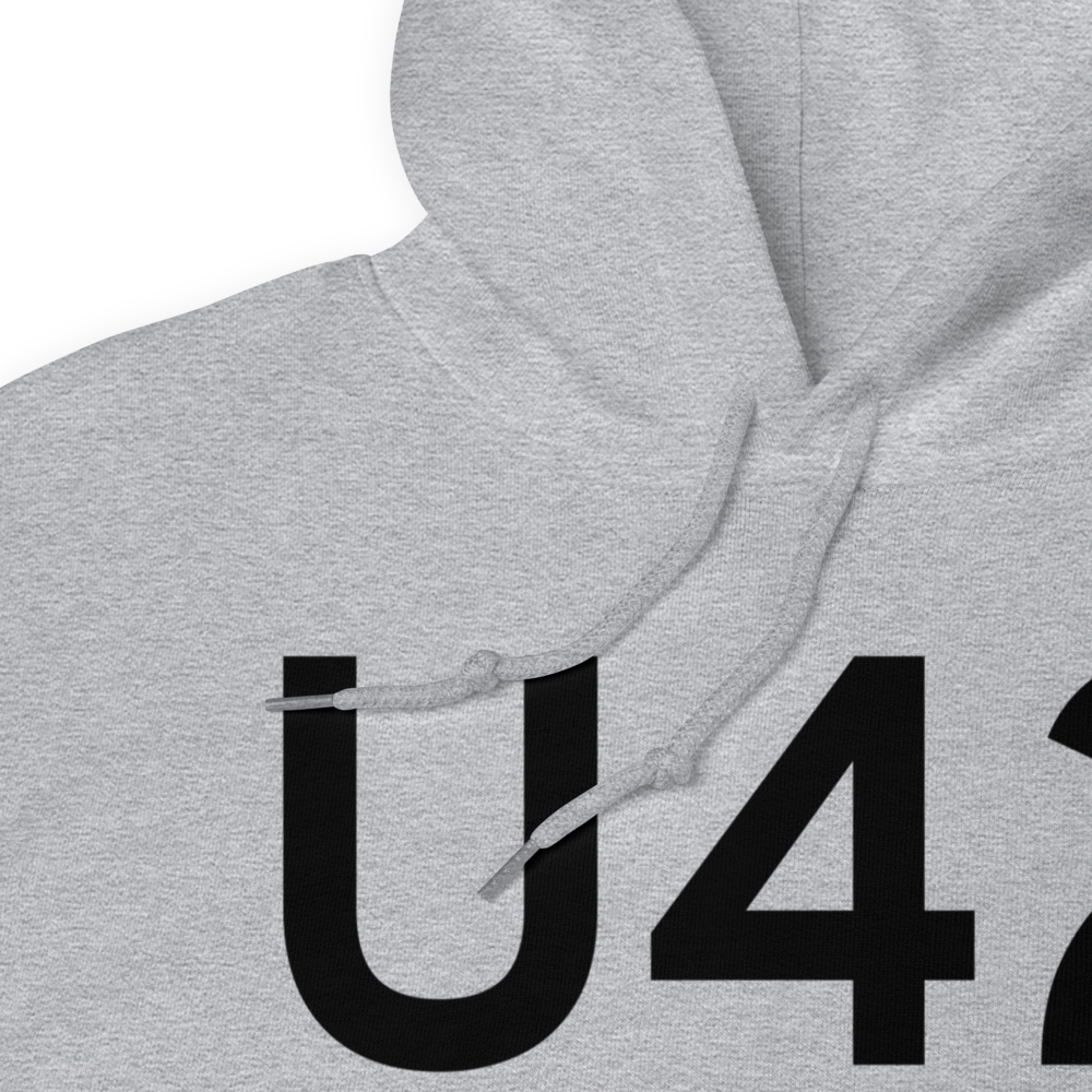 Salt Lake City (KU42) Airport Hoodie Sweatshirt 