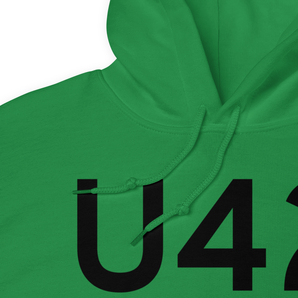 Salt Lake City (KU42) Airport Hoodie Sweatshirt 