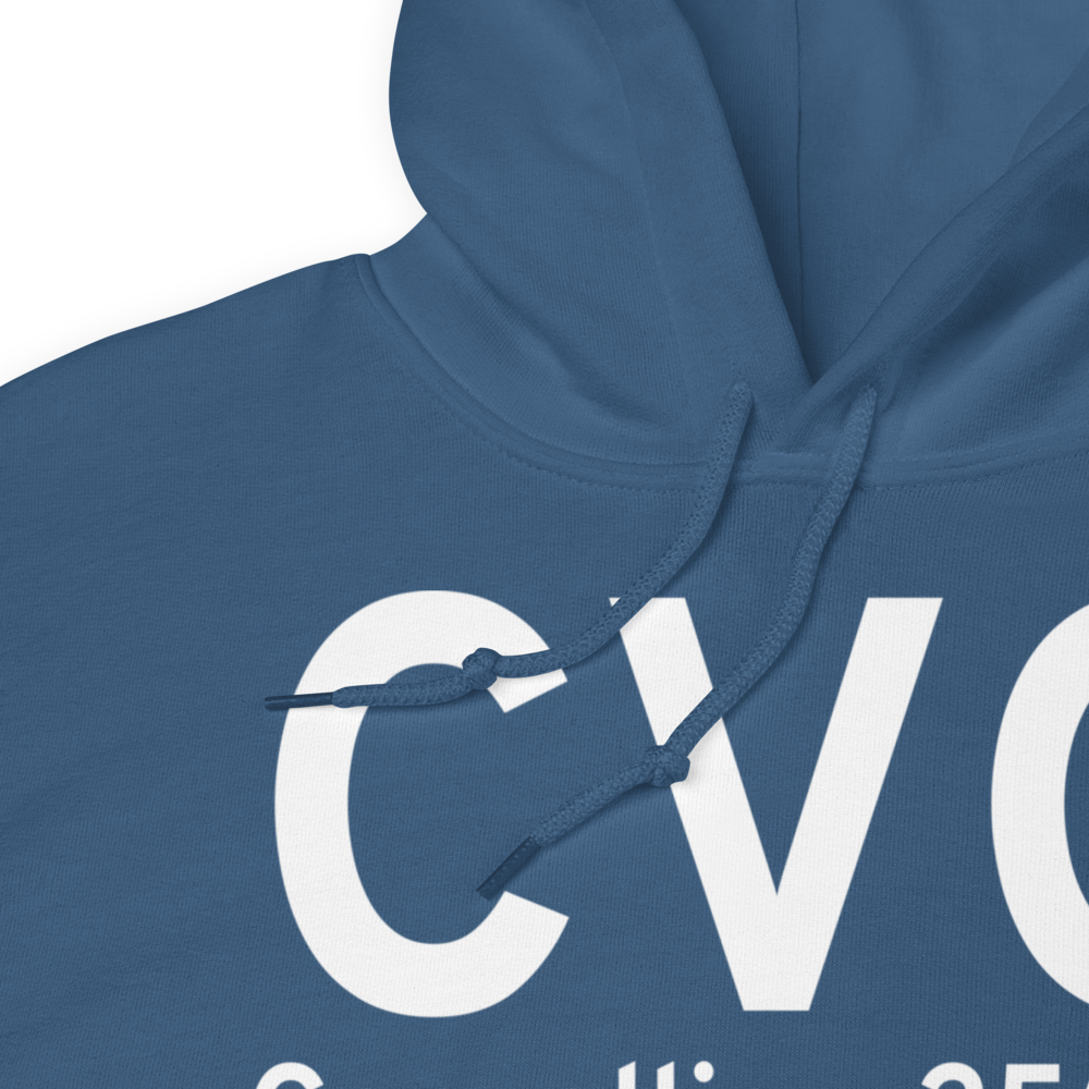 Corvallis (KCVO) Airport Hoodie Sweatshirt 