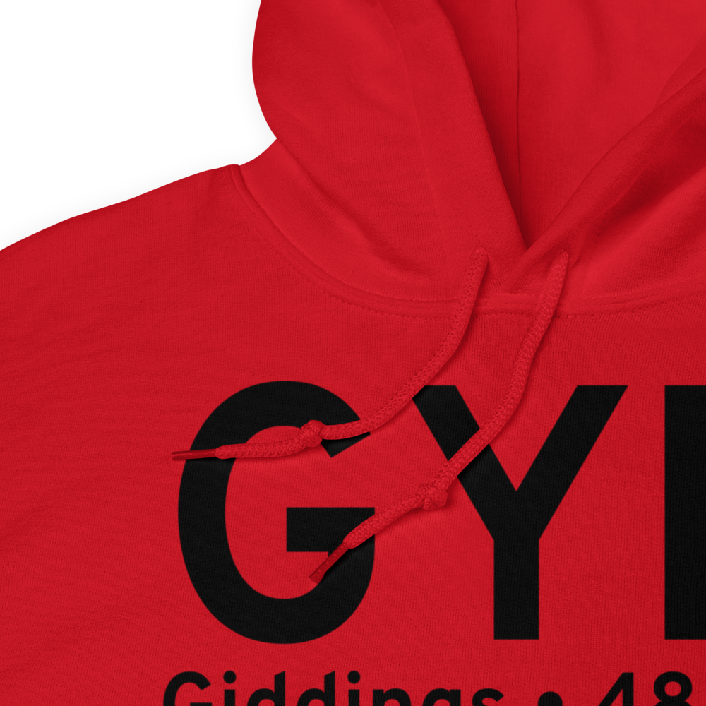 Giddings (KGYB) Airport Hoodie Sweatshirt 