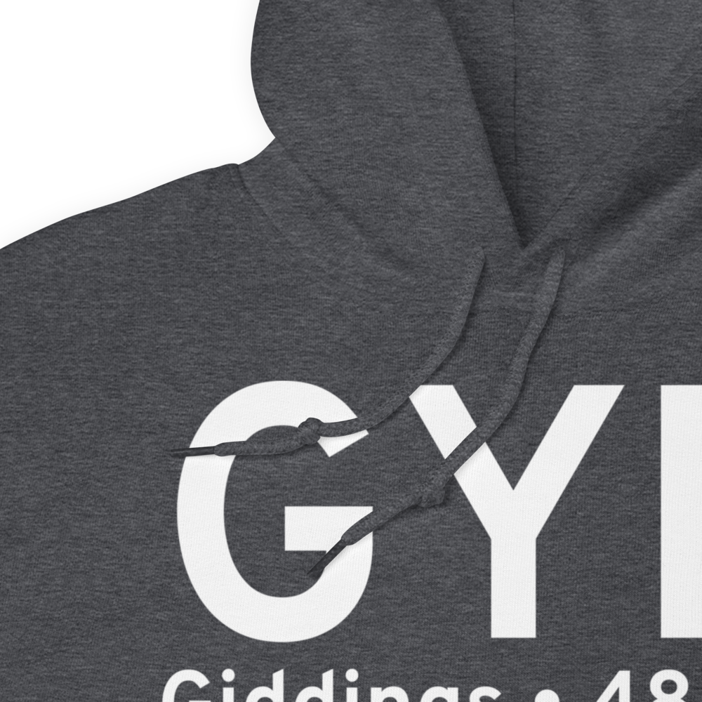 Giddings (KGYB) Airport Hoodie Sweatshirt 