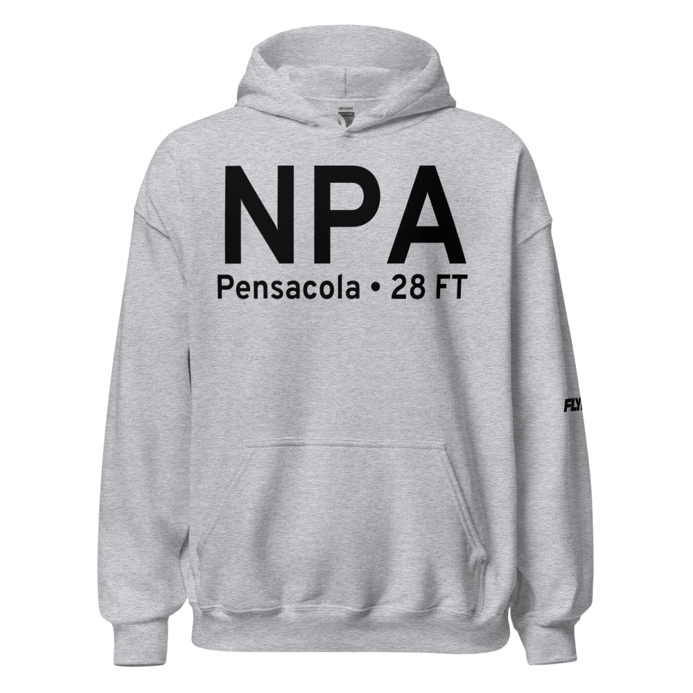 Pensacola (KNPA) Airport Hoodie Sweatshirt 