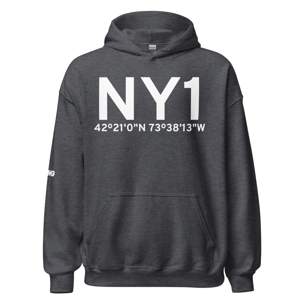 Ghent (NY1) Airport Hoodie Sweatshirt 