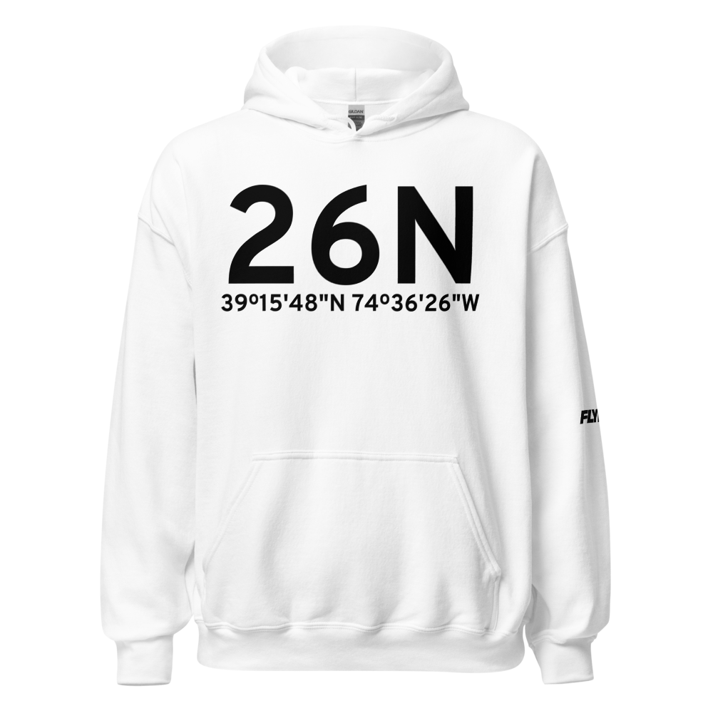 Ocean City (26N) Airport Hoodie Sweatshirt 