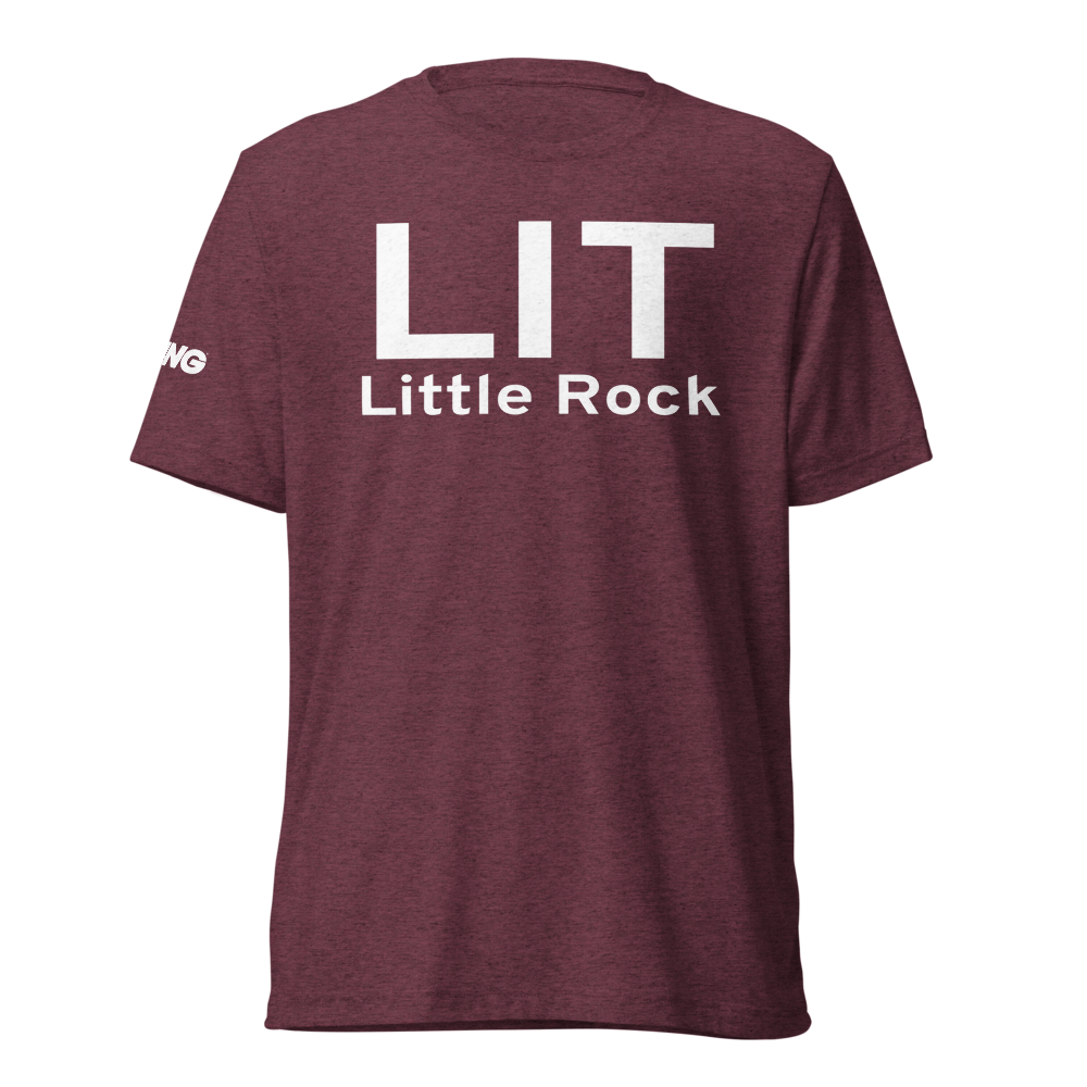 Little Rock (KLIT) Airport Tri-blend T-Shirt 
