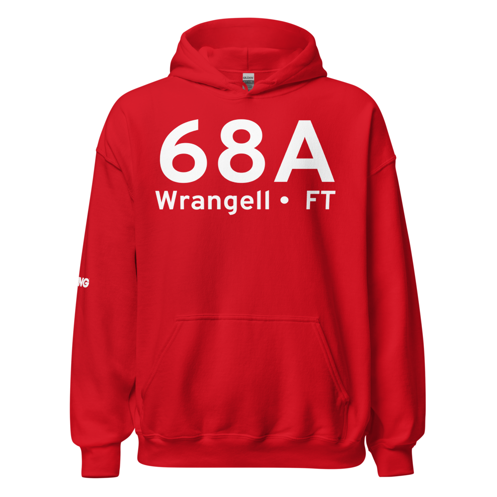 Wrangell (68A) Airport Hoodie Sweatshirt 