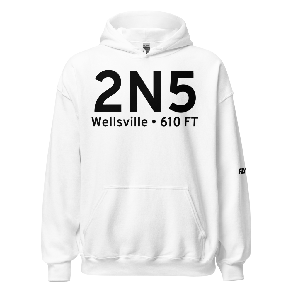 Wellsville (2N5) Airport Hoodie Sweatshirt 