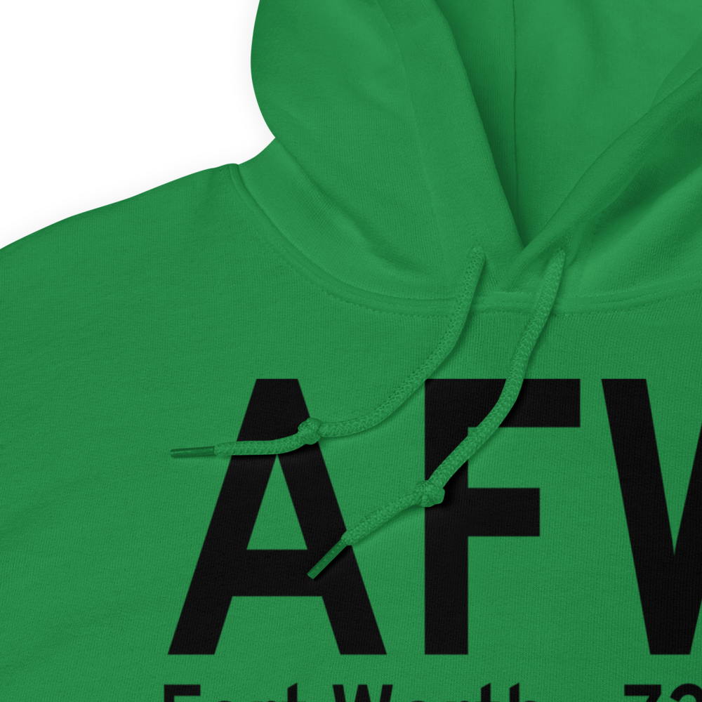 Fort Worth (KAFW) Airport Hoodie Sweatshirt 