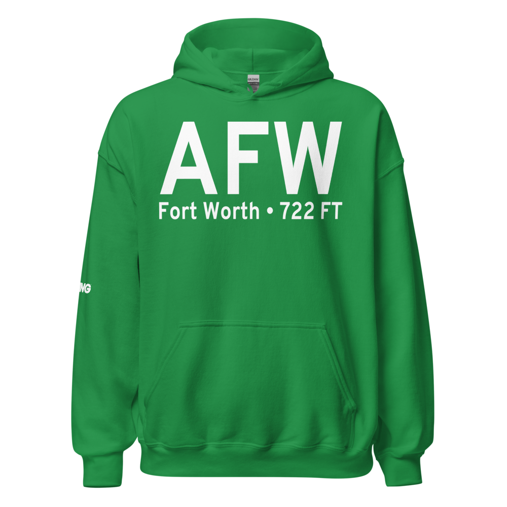 Fort Worth (KAFW) Airport Hoodie Sweatshirt 