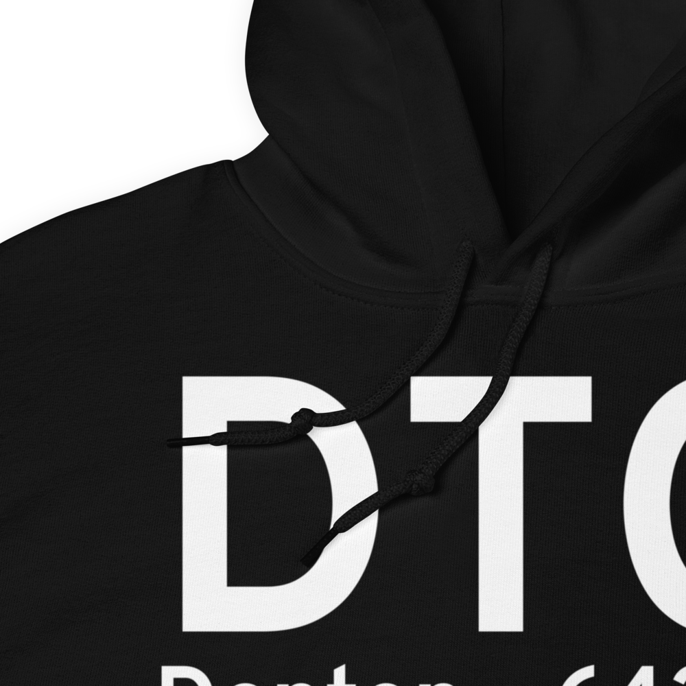 Denton (KDTO) Airport Hoodie Sweatshirt 